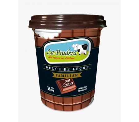 DULCE DE LECHE CON CACAO LA PRADERA 450 GR