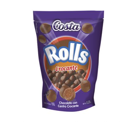 CHOCOLATE COSTA ROLLS CROC 150  GR 