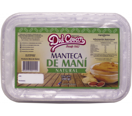 MANTECA DE MANI DUL CESAR 200GR