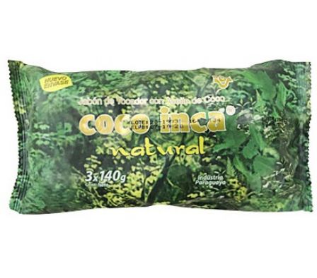 JABON COCO INCA VERDE 140GR 3x1