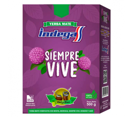YERBA INDEGA SIEMPRE VIVE 500  GR 