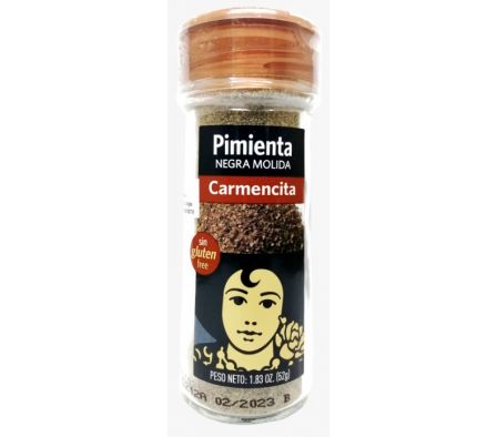 PIMIENTA NE GRA MOLIDO CARMENCITA 52  GR 