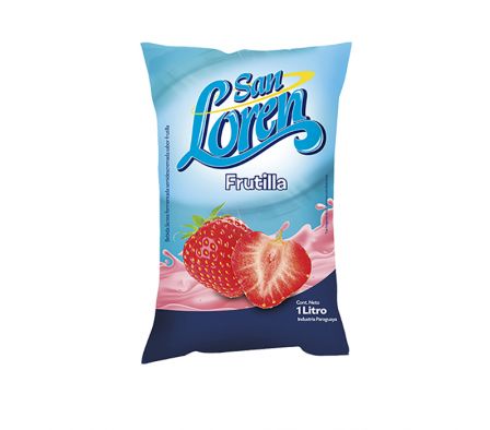 BEBIDA LACTEA SAN LOREN FRUTILLA SACHET 1 LT 
