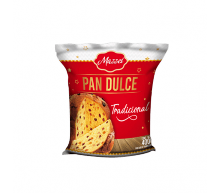 PAN DULCE MAZZEI C/ FRUTAS 400 GR