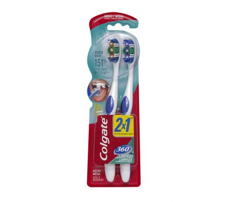 CEPILLO COLGATE 360° TWIN PACK 30% 