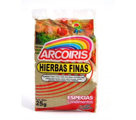 HIERBAS FINAS ARCO IRIS X 25 GR