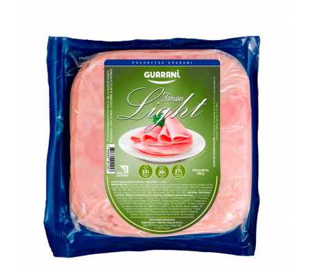 JAMON LIGHT GUARANI FETAS 200 GR