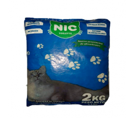 SANITARIO MINERAL NIC PARA GATOS 2 KG