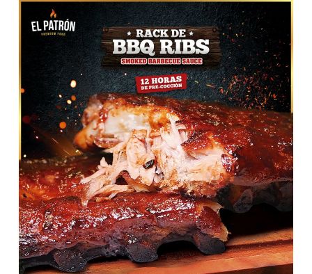 COSTILLA CERDO BBQ RIBS EL PATRON X KG