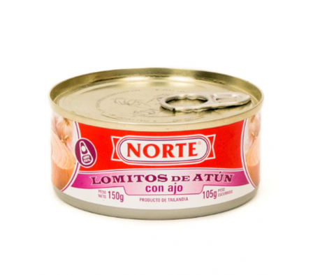LOMITO DE ATUN NORTE C/AJO 150GR