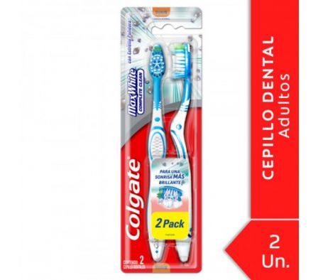 CEPILLO MAX WHITE MEDIO 2 X 1