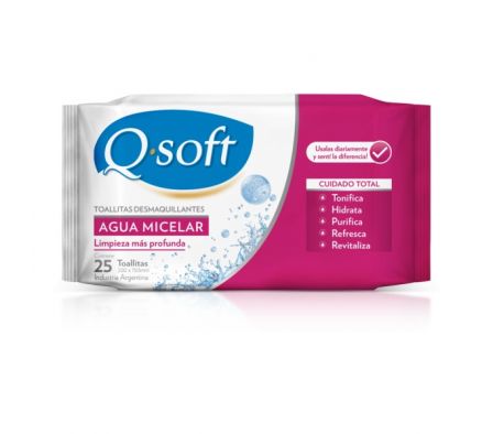 TOALLA FACIAL DESMAQ.Q SOFT MICELAR 25 UND