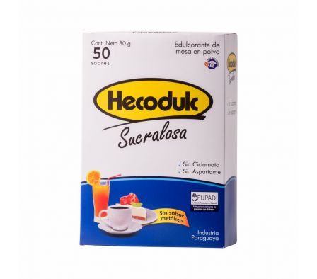 HECODUL PO SUCRALOSA 50 SOBRES 