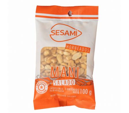 MANI TOSTADO SALADO SESAMI 100GR