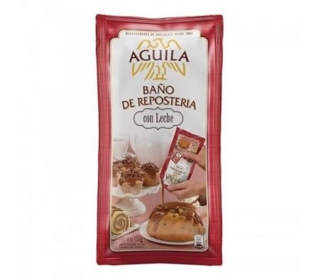 BAÑO REPOSTERIA AGUILA LECHE POUCH 150  GR 