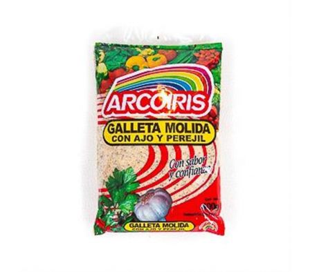 GALLETA MOLIDA ARCO IRIS AJO CON PEREJIL 400 CC