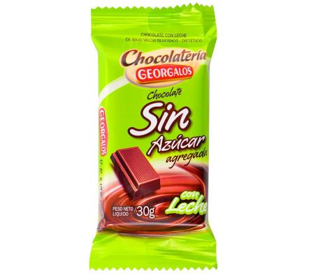 Chocolate Blanco Georgalos Sin Azucar X 70gr
