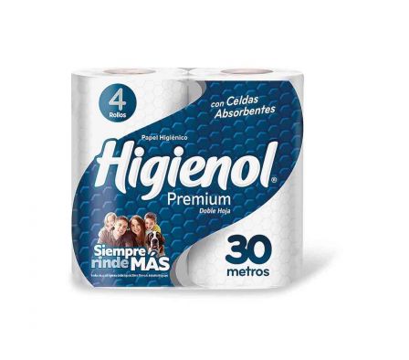 PAPEL HIG.HIGIENOL PREMIUM 30MT x4un.
