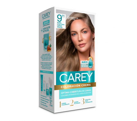 TINTE CAREY RUBIO CENIZA INTENSO NRO 9.11 
