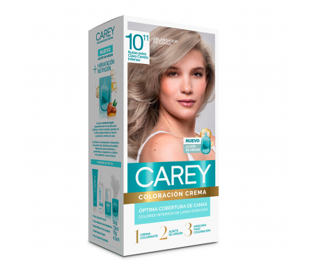 TINTE CAREY RUBIO CENIZA INTENSO NRO 10.11