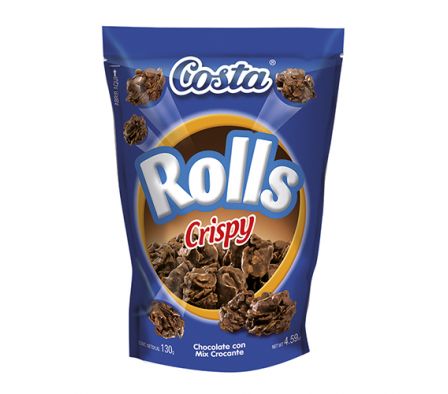 CHOCOLATE COSTA ROLLS CRISPY 130GR