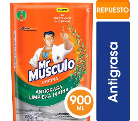 LIMPIADOR MR MUSCULO COCINA NARANJA DOY 900 ML