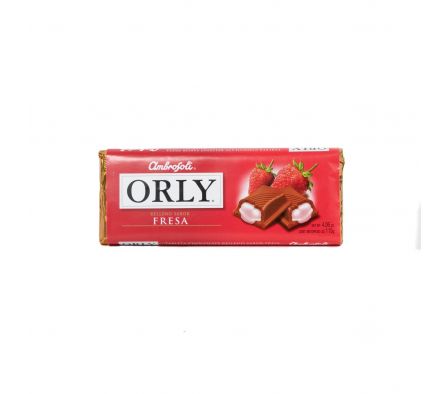 TABLETA CHOCOLATE AMBROSOLI ORLY FRUTILLA X 115 GR