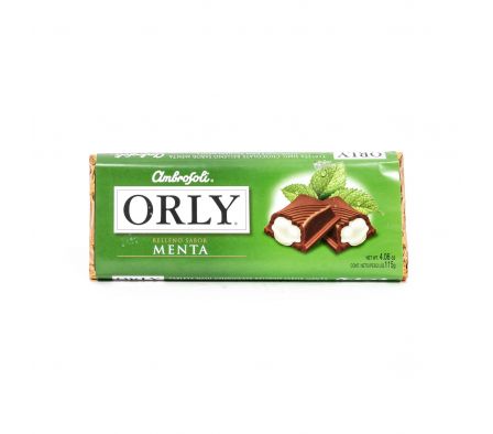 TABLETA CHOCOLATE AMBROSOLI ORLY MENTA X 115 GR