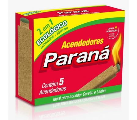 ECENDEDOR PARANA P/ CARBON ECOLOGICO  X 5 UND.