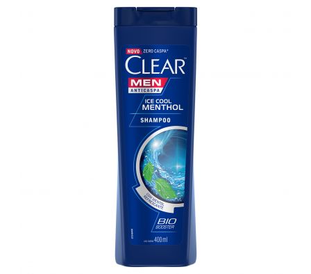 SHAMPOO CLEAR ICE COOL MENTHOL 400 ML