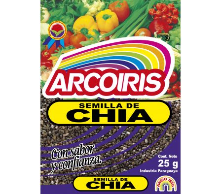 SEMILLA DE CHIA ARCO IRIS 25  GR