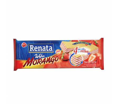 RENATA GALL WAFER SABOR MORANGO 115G