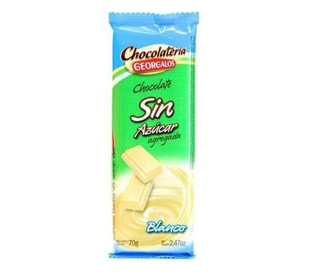 CHOCOLATE GEORGALOS S/AZUCAR 70gr.