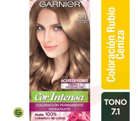 TINTE NUTRISSE RUBIO CENIZA 7.1