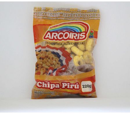 CHIPA PIRU ARCO IRIS 220  GR 