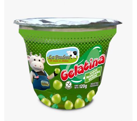 GELATINA MANZANA VERDE LA PRADERA 120 GR