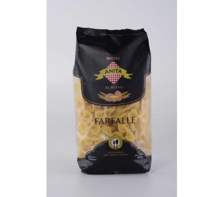 FIDEOS ANITA AL HUEVO FARFALLE 400  GR
