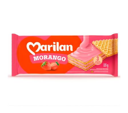 WAFFER FRUTILLA MARILAN 115  GR 