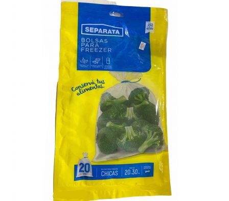 BOLSA P/ FREEZER 20 X 30.  