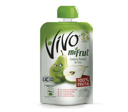 JUGO VIVO MIFRUT PERA 90  GR 