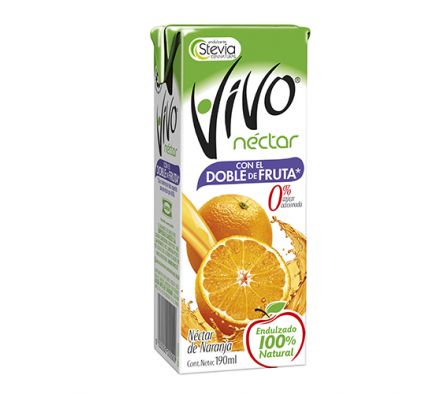 JUGO VIVO NECTAR NARANJA 190 CC 