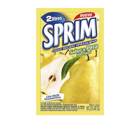 JUGO SPRIM 2LT PERA 80 x25  GR