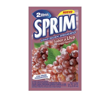 JUGO SPRIM 2LT UVA 25 GR