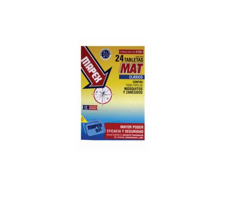 INSECTICIDA MATA MOSQUITO MAPEX REP. X 24 UND.