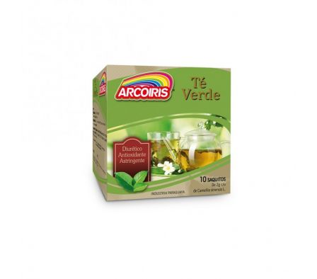 TE VERDE ARCO IRIS 10 X 2  GR 