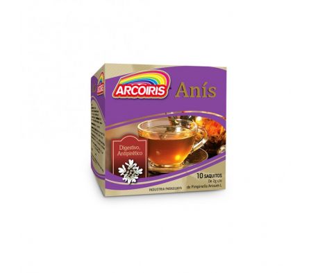 TE DE ANIS ARCO IRIS 10 X 2  GR 