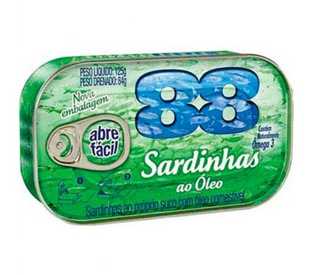 SARDINA 88 AL ACEITE 125  GR