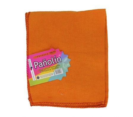 FRANELA PAÑOLIN NARANJA 38 X 45 CM 