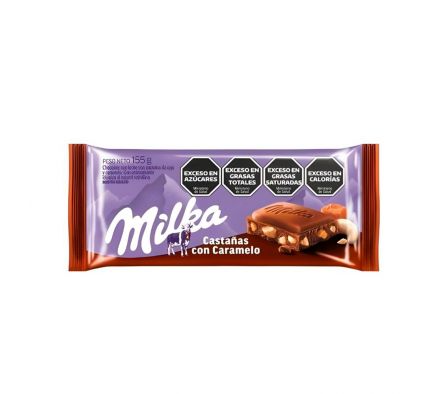 CHOCOLATE MILKA TAB CAST CARAMELO 155  GR 