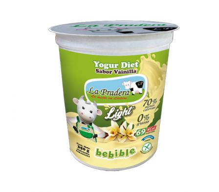 YOGHURT LA PRADERA VAINILLA DIET 140  GR